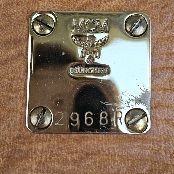 MCM Brown and Black Satchel - Picture 15 of 15